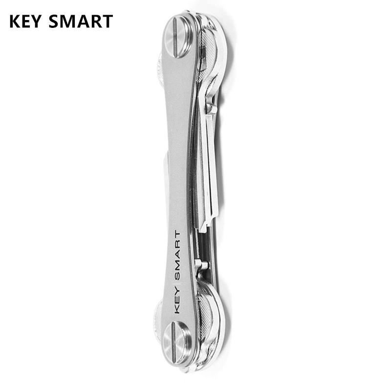 Keysmart metal key storage bag keychain frosted artifact edc Europe and America simple key bag opener
