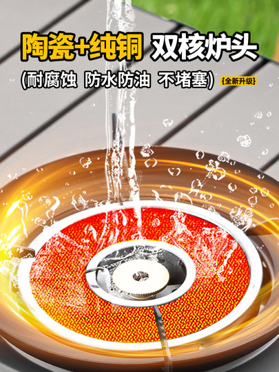 Сплит-кассетная плита, уличная портативная плита нового типа, газовая плита, чайная плита, походная плита, карточная магнитная плита