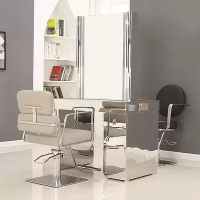 Bojorii shop mirror salon dedicated simple modern double-sided four-sided mirror table hair cutting mirror