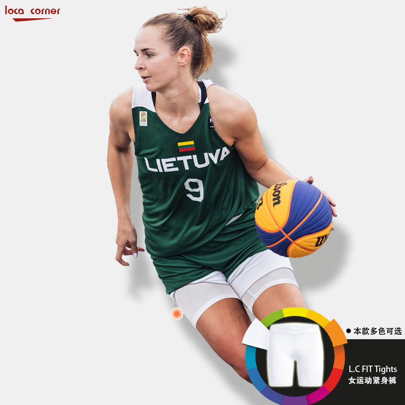 Women's Sports Bottoming 3-Point Shorts with 5-Point Underwear for Spatula Basketball Fitness Track and Field Training Quick-Drying Sweat-Absorbent and Breathable