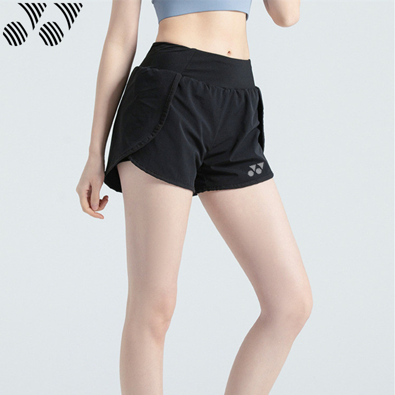 Outlet Yy Badminton Uniform Women's Shorts Fake Two-Piece Anti-Exposure Three-Point Pants Quick-Drying Running Sports Tennis Skirt