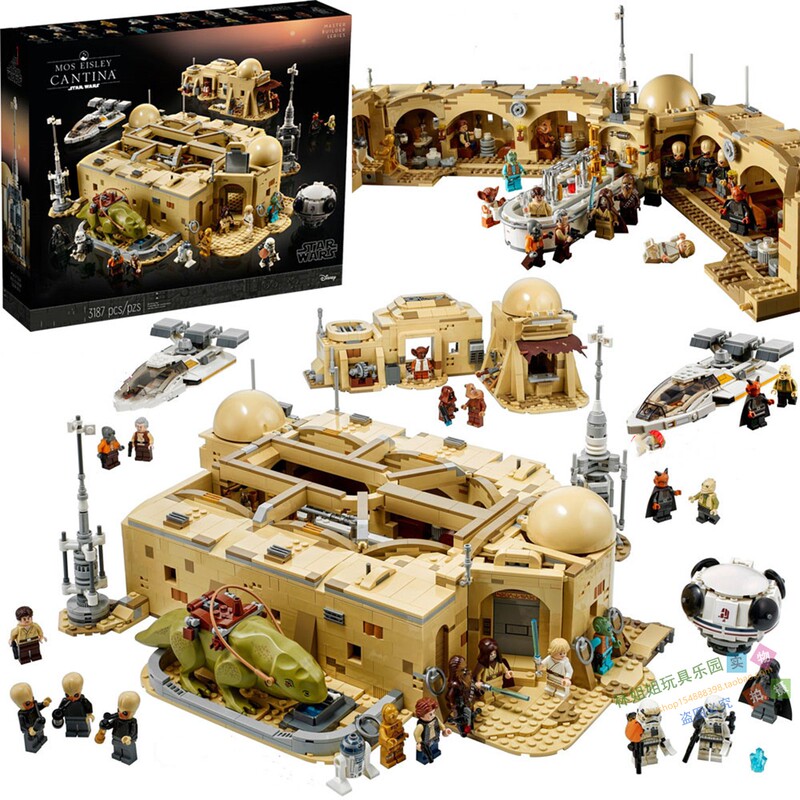 2026 New Star Wars Mos Eisley Cantina Adult High-Difficulty Giant Building Blocks Boy Toy 2026 New Star Wars Mos Eisley Cantina Adult High-Difficulty Giant Building Blocks Boy Toy