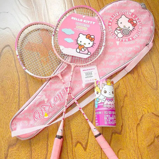 可爱Hellokitty羽毛球拍