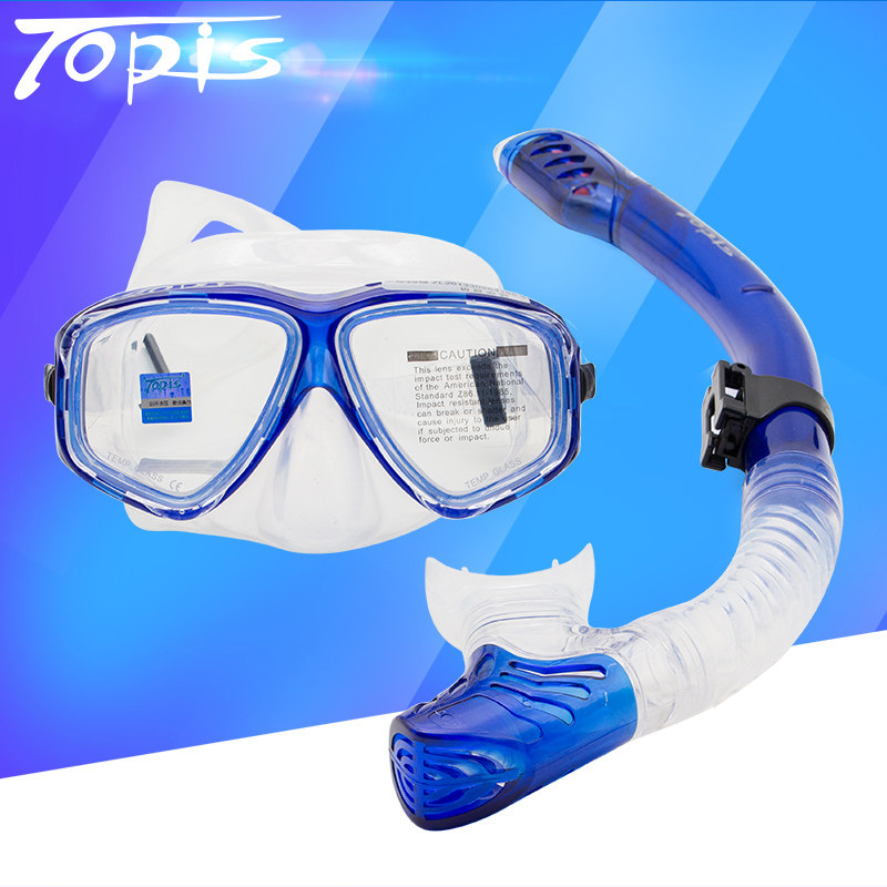 Taiwan TOPIS Full-silica Total Silicone Diving Equipment Myopia Diving Mirror can be left with different diving Three Treasure equipment