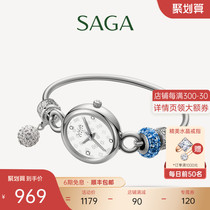 (Sue White Gifts) SAGA Shijia Ladies watch bracelet watch Jane about fashion Temperament Brands