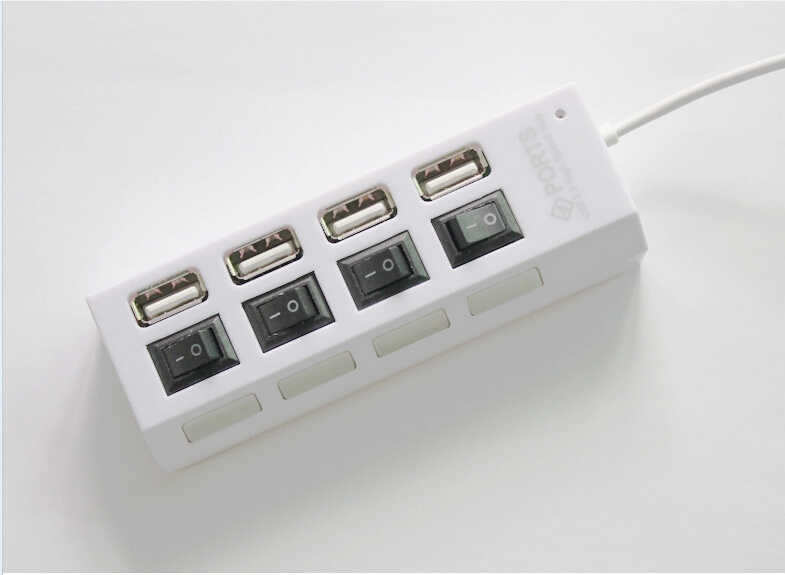 Máy tính xách tay USB splitter kéo Bốn mở rộng giao diện USB HUB trung tâm chuyển đổi dài hạn - USB Aaccessories quạt mini sạc điện