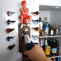 AJ basketball shoes Sakuragi Flower Lane refrigerator sticker bottle opener flow slam dunk master North Carolina Lanchuan Maple personality bottle opener