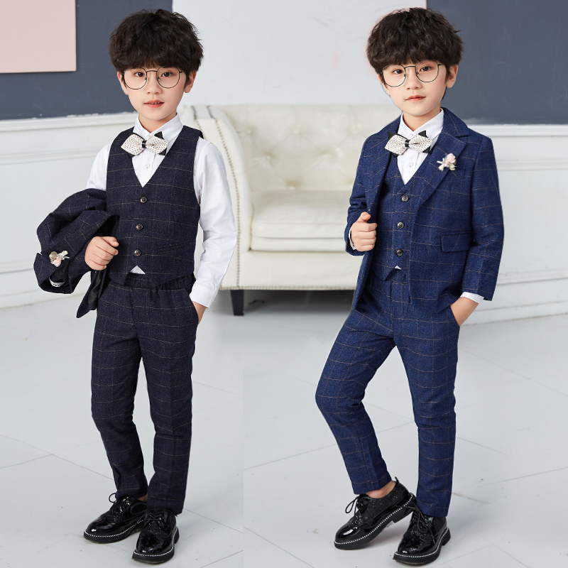 2021 Spring and Autumn Children's Suite Kids Dress Kids Dresses in England Wind