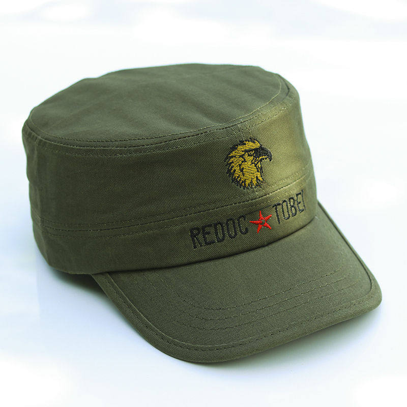 Outdoor summer army green cotton visor cap camo liberation cap Special forces camo suit matching hat