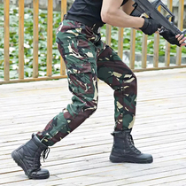 Camouflage pants military fan pants field training pants wear-resistant camouflage pants outdoor tooling pants Hunter camouflage pants