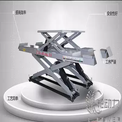 Jitzo scissor lift saves station space, can be maintained and positioned