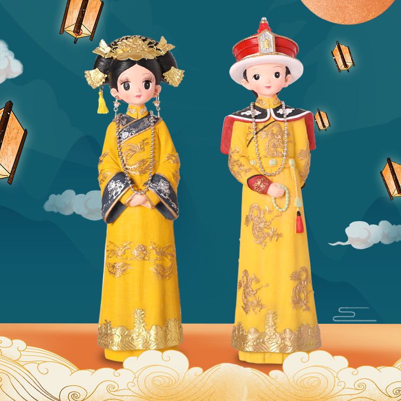 Palace China Wind imperial Empress Empress Mercy's creative ancient wind sister New wedding wedding gift to send a new pair
