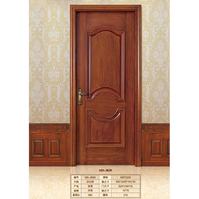 Solid wood room door Congolese shabilihu peach wood casa USA red oak white wax wood pineapple gflower pear grapefruit door