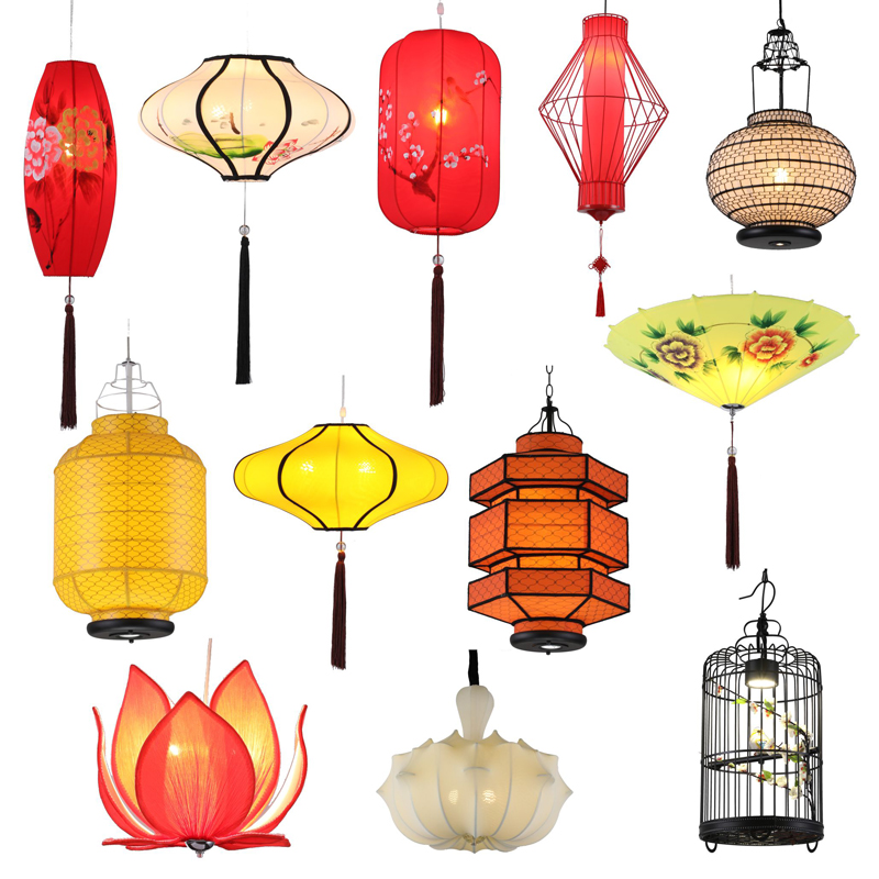 Customized non - standard engineering lamps Hotel Restaurant Hotel hot pot chandelier Hotel attractions decorated network red lights personality
