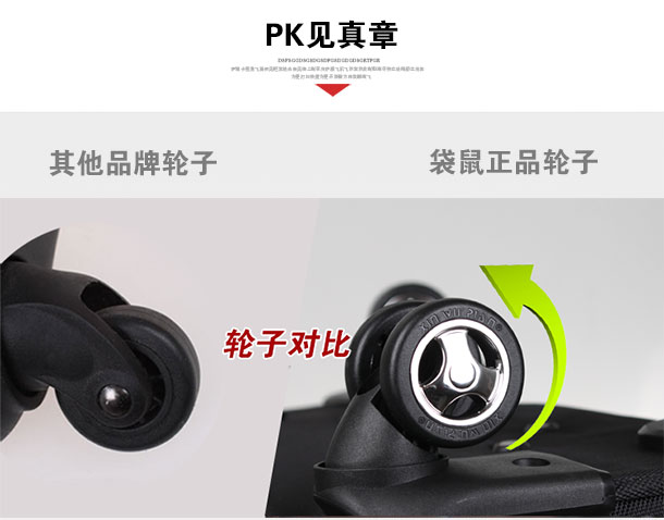 Kangaroo Xe Đẩy Trường Hợp Phổ Wheel Không Thấm Nước Oxford vải nội trú du lịch Lee hộp mềm nam giới và phụ nữ 14 18 20 inch siêu ánh sáng vali kéo cao cấp