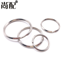Corner ring Diamond edge key ring ring Triangle edge ring key ring Car keychain small pendant key chain diy