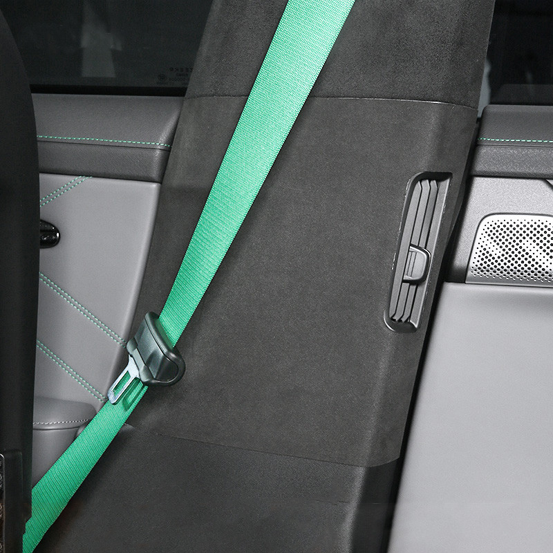 Suitable for the interior modification of pole krypton 001 column leather protection patch B column scraping belt
