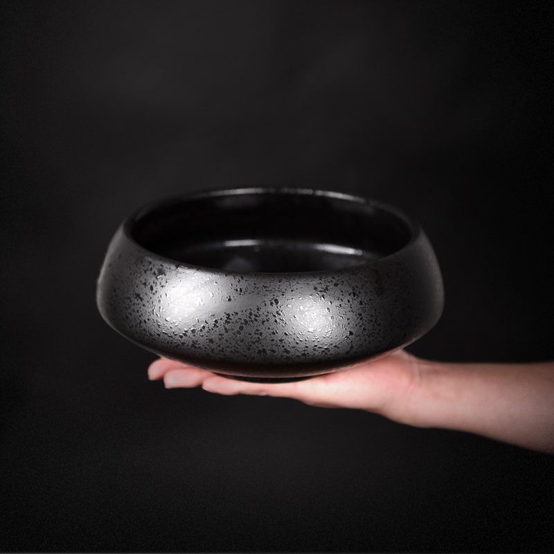 Zen Chinese creative jian mountain flower arranging exchanger with the ceramics cup Japanese ikebana flower arranging machine tea table flower pot small flow