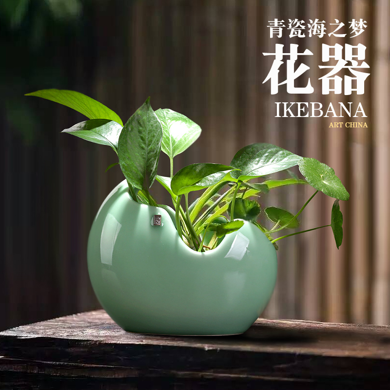 Vase furnishing articles sitting room flower arranging creative floral outraged hydroponic flower Vase porcelain bottle ceramic Vase decoration furnishing articles
