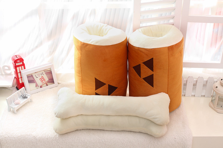 Free Shipping Monster Hunter Barbecue Plush Toy Bone Pillow Cover