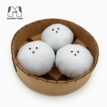 Unwoven Cloth Emulation Handmade Food Sesame Buncen Steam Cage Drawer Model Finished Kindergarten Homework Area Corner Teach