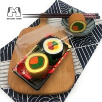 Finished Spot Food Model Unwoven Cloth Refreshment Sushi Hand Rolls Steamed Cage Kindergarten Parent-child Pure Manual Work