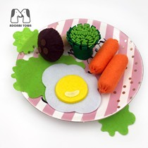 Non-woven childrens simulation egg new orchid sausage ham FINISHED simulation food model ADONMI TOWN
