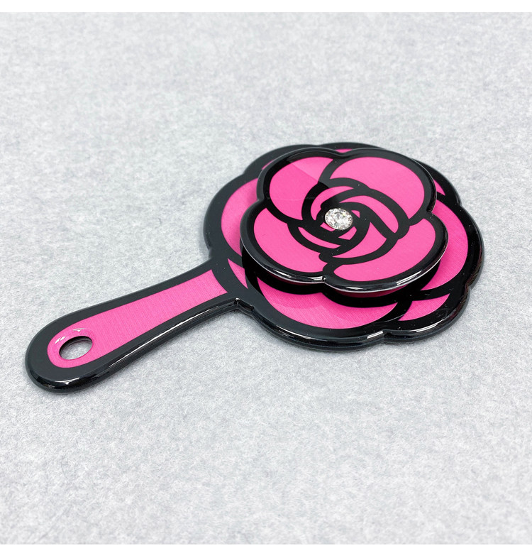 Зеркало 韩国进口grain de beaute饰品甜美粉色花朵小镜子随身镜化妆镜
