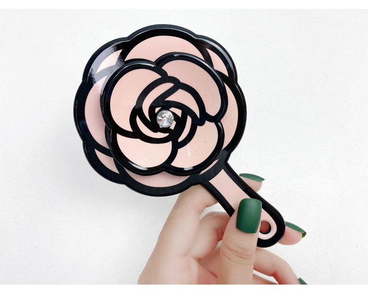 Зеркало 韩国进口grain de beaute饰品甜美粉色花朵小镜子随身镜化妆镜