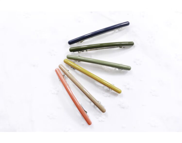 Hàn Quốc nhập khẩu phụ kiện tóc mũ trùm đầu đơn giản tính khí phụ nữ macarons từ clip mùa xuân clip bên clip kẹp tóc nữ hoang dã - Phụ kiện tóc đồ cột tóc