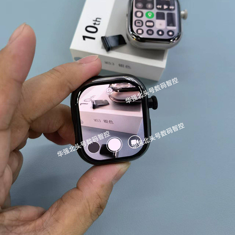 华强北M53待机王顶配来了！能插卡的S10智能手表Ultra，青少年也能用