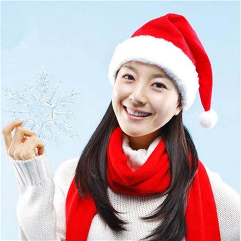 Christmas Christmas hat gold velvet children adults Christmas hat Christmas old age hat kindergarten Christmas decorations