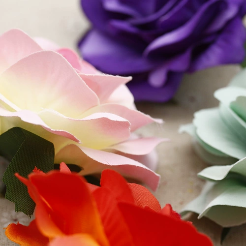 Симуляция удача роза шелк цветок DIY Сумка для головного убора дома дома цветы