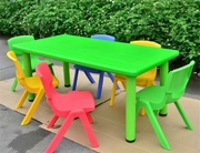 Bộ bàn ghế mẫu giáo, bàn nhựa cho trẻ em, trò chơi mẫu giáo, bàn ghế hình chữ nhật, bộ bàn ghế trẻ em - Phòng trẻ em / Bàn ghế