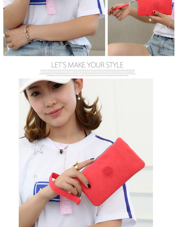 Ví nhỏ nữ túi điện thoại di động Phiên bản tiếng Hàn của túi đựng túi nylon túi xách tay mini túi vải xu Hàn Quốc ví nam gucci