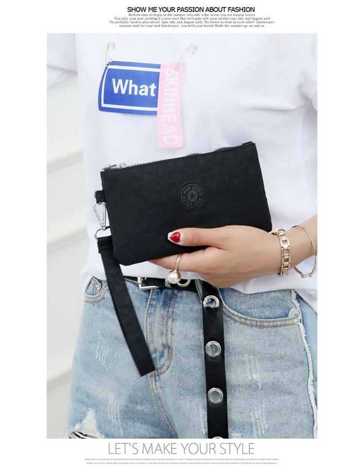Ví nhỏ nữ túi điện thoại di động Phiên bản tiếng Hàn của túi đựng túi nylon túi xách tay mini túi vải xu Hàn Quốc ví nam gucci