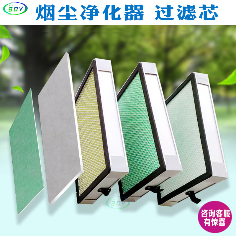 Efficient and efficient activated carbon filter core for soot purifier in Bervey BOV300A filter screen high efficiency filter soot purifier