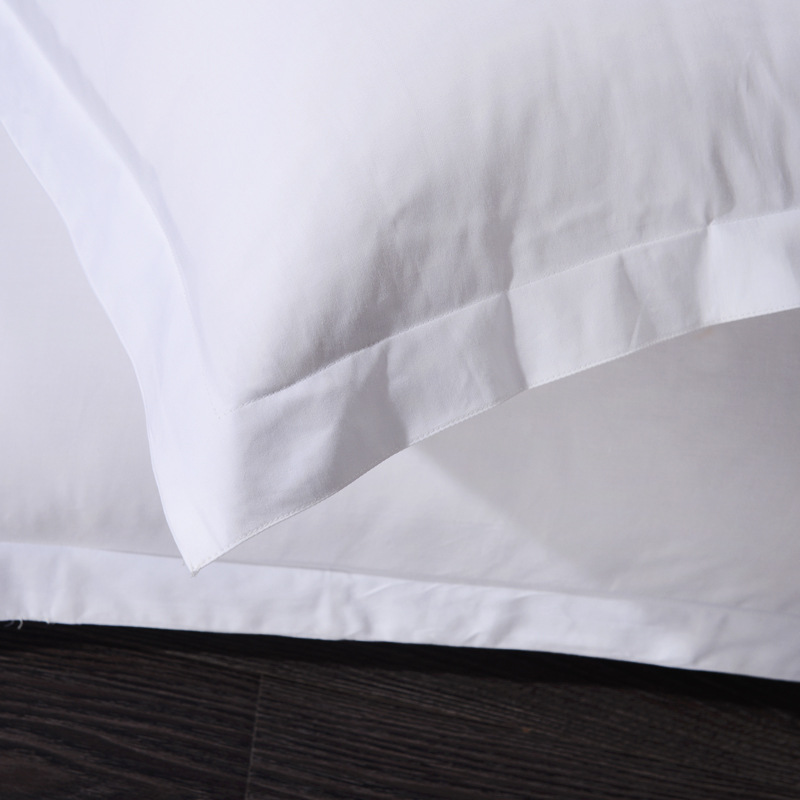 Khách sạn sao Bộ đồ giường đơn khách sạn 4060 tinh khiết bông trắng satin áo gối Gối - Gối trường hợp gối trúc điều hòa