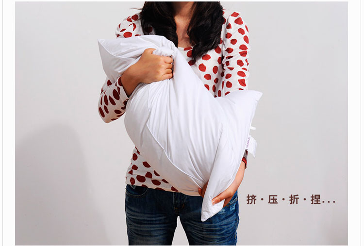 Bộ đồ giường khách sạn năm sao khách sạn đặc biệt gối gối siêu thoải mái lông nhung gối bán buôn gối chống trào ngược cho bé