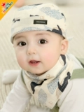 Детская летняя шапка для раннего возраста, осенний милый платок для новорожденных