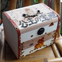 Creative Solid Wood Deposit Box Children Store Money Jars With Lock Oversized Notes Coin Deposit Cashbox Pine Wood Flip Safe