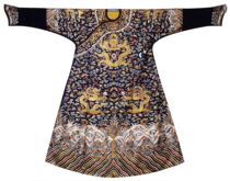Emperor Gaozong of the Qing Dynasty Ji clothing robe Qing Dynasty emperor Long robe Qing Palace building office commissioned the royal use of the Inner Court