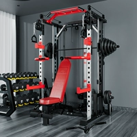 Smith Machine Complete Training Device Longmen Frame Home Fitness Equipment Frame Prame Prame Crame Crame Bader Press Bars рамка