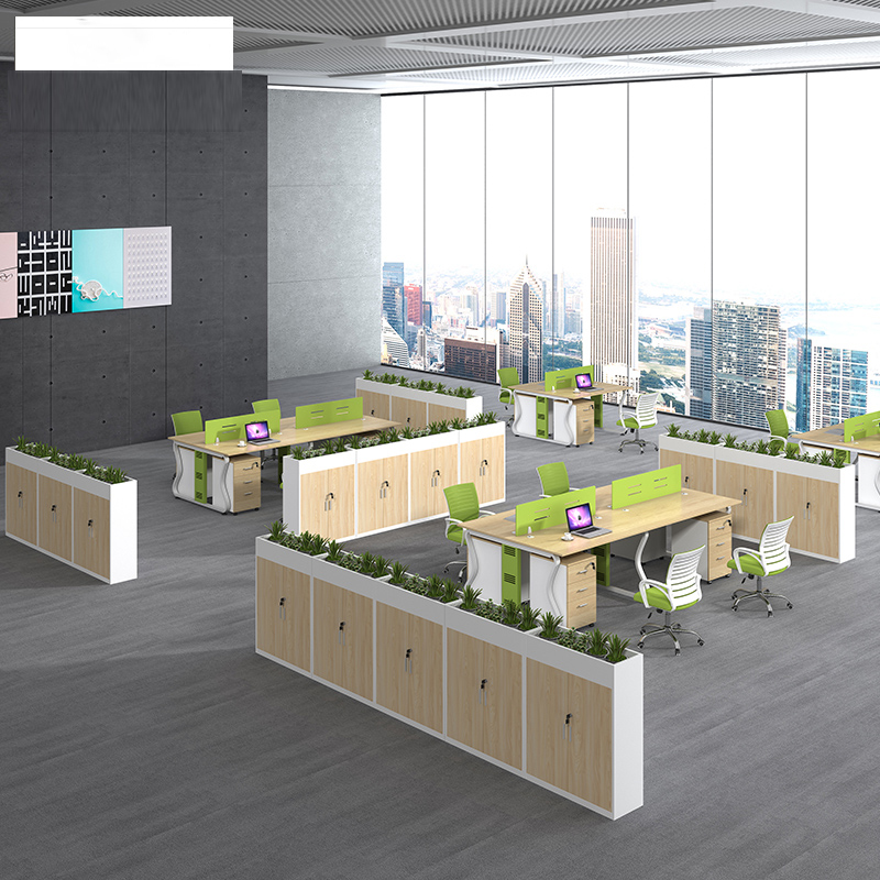 Office cabinet short cabinet Wooden Partition Flower Trough Cabinet Staff Information Cabinet Office Cabinet Office Cabinet of storage cabinets