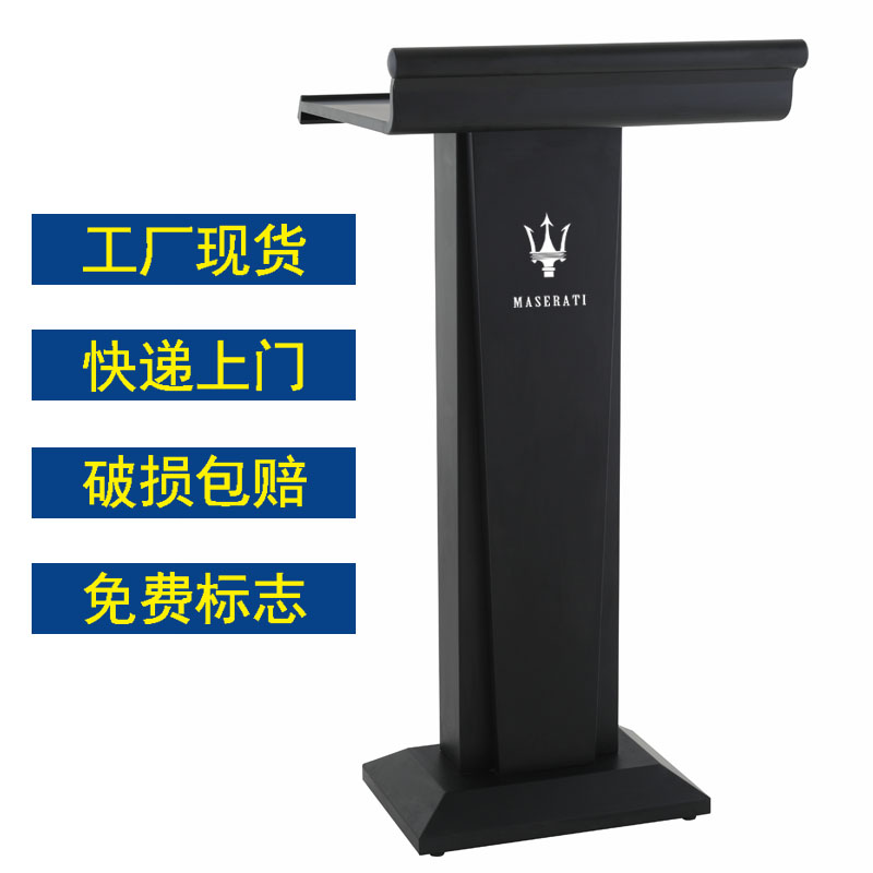 Premium fashion stainless steel hotel restaurant front greeting guide shopping service reception small paint lecture desk
