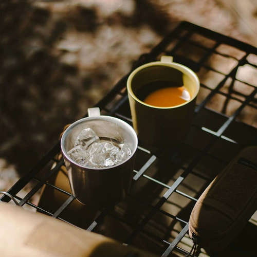 Ретро термос для кемпинга из нержавеющей стали, чайная чашка, защита от ожогов