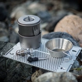 Япония Snow Peak Xuefeng Outdoor Open Camp Wild Port Cado Titanium Light Single Pot SCS-004TR