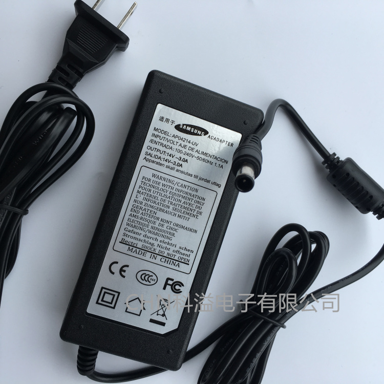 Apply Samsung S27D360H LCD power supply 14V2 5A accessories for wire delivery