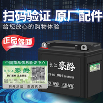 Great Yangtze River Haojue pedal motorcycle battery 12V7a general non-Super maintenance-free 9 A battery charger