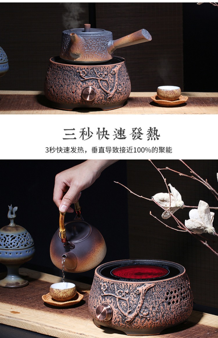 Bếp điện gốm sứ gia dụng nhỏ có thể đặt 110 mận thông minh bếp điện gốm sứ lò sóng nhỏ bếp từ 5kw